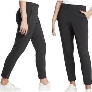 Athleta Black Brooklyn Ankle Pants Size 0 Lightweight Travel Pants Casual Viral